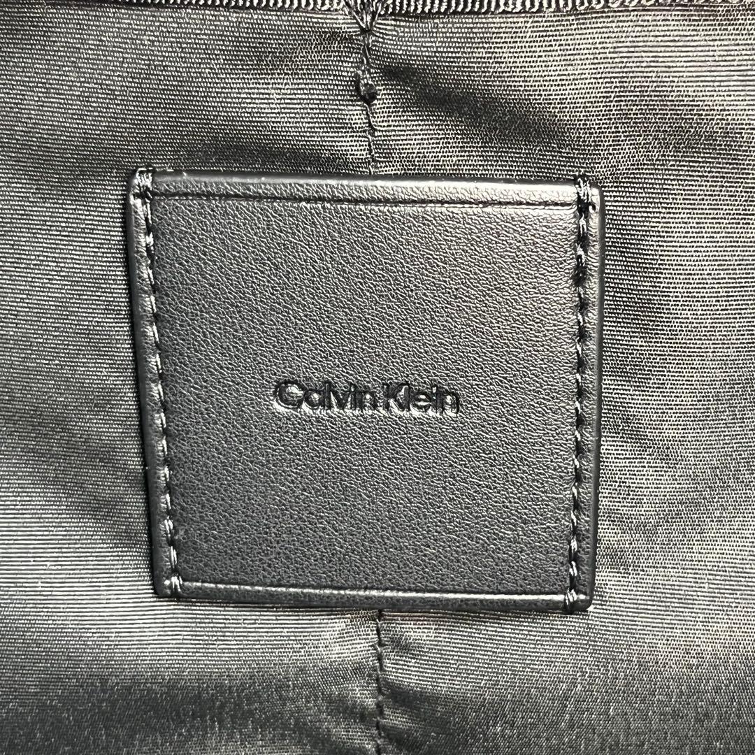 【新品未使用】Calvin Klein CK デニム リュック 大容量 海外限定