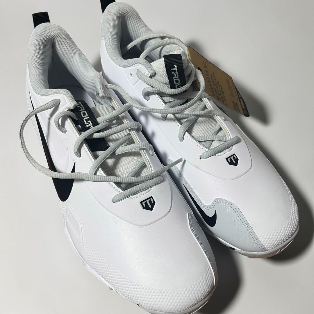 新品 NIKE 野球スパイク 29cm 白黒