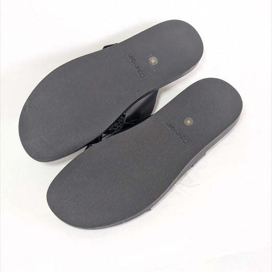 Calvin Klein サンダル ブラック スリップオン 無地 27㎝ メンズ